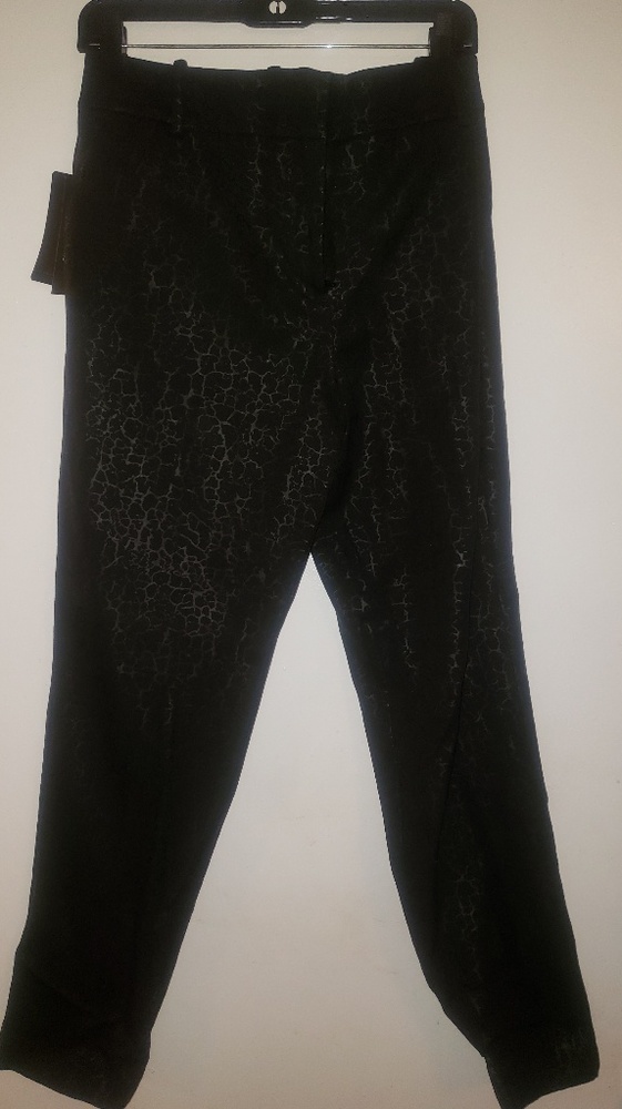 Black reptile pants